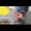 Delta'Q 3D Printer - Rostock - 3DBenchy